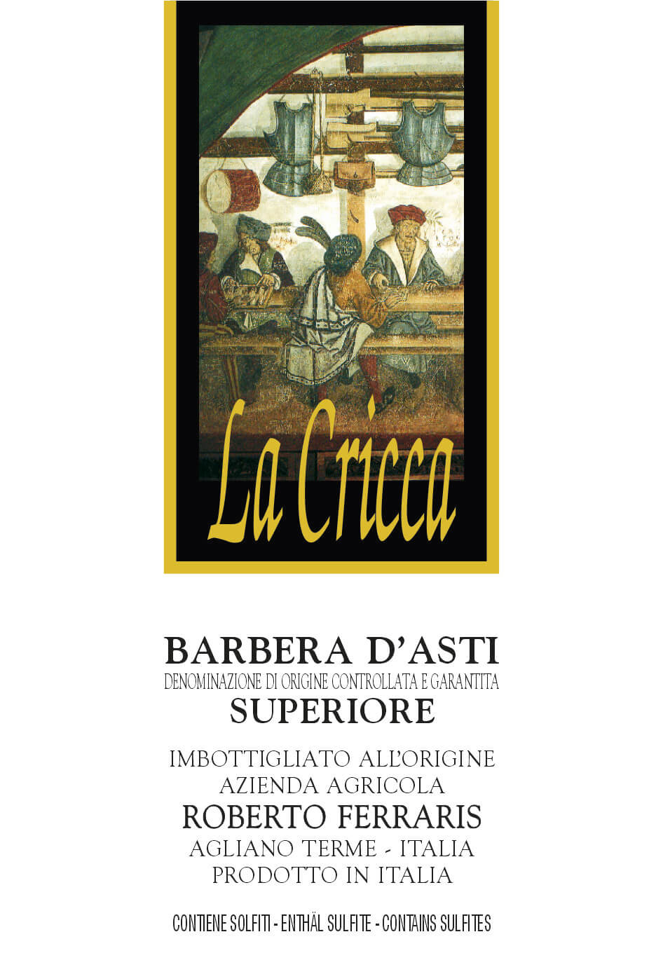 Roberto Ferraris Barbera d'Asti La Cricca