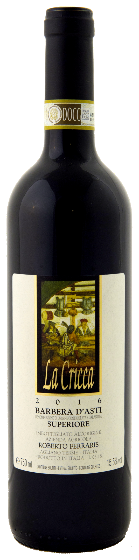 Roberto Ferraris Barbera d'Asti La Cricca